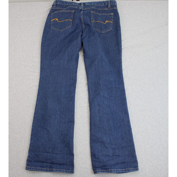 Nicole Miller Jeans Womens Size 14 Blue Denim Bootcut Leg Mid Rise 5 Pockets - Picture 2 of 7